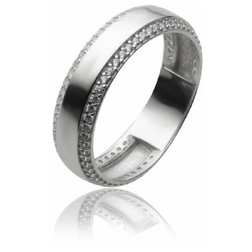 фото Top crystal кольцо с фианитами, серебряное 40445768, размер 17.5