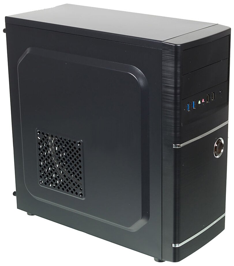 Корпус ATX ACCORD ACC-B301, Midi-Tower, без БП, черный