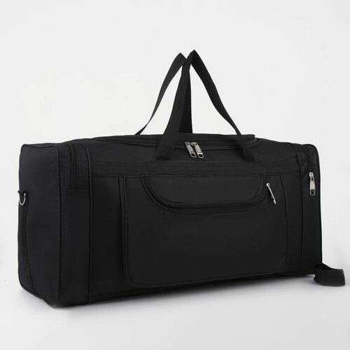 Сумка , 23х30, ручная кладь, черный новая дорожная сумка ручной чемодан спортивная водонепроницаемая сумка спортивная сумка для фитнеса йоги тренажерного зала вместитель