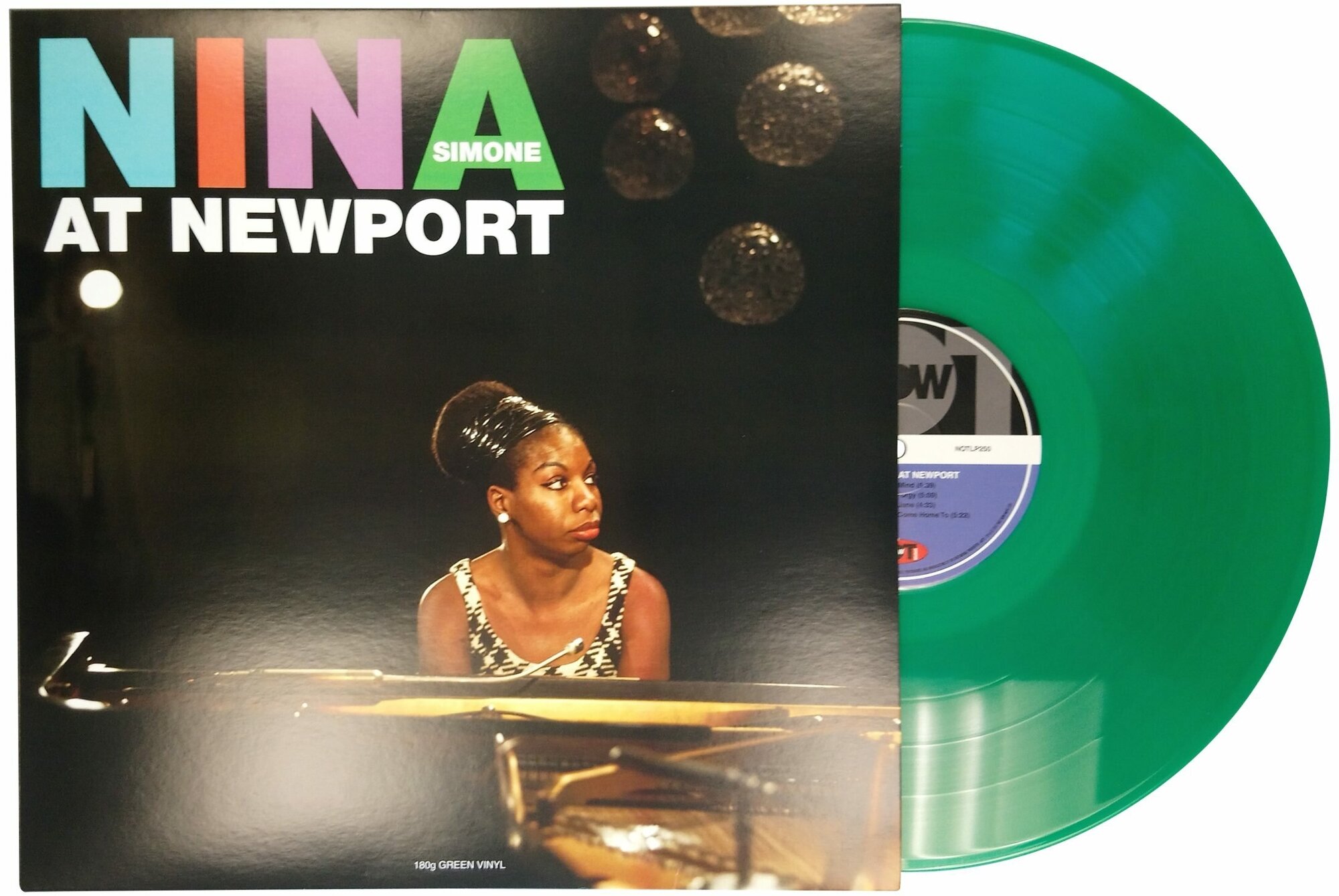 Виниловая пластинка NINA SIMONE AT NEWPORT (GREEN VINYL) Not Now Music - фото №5