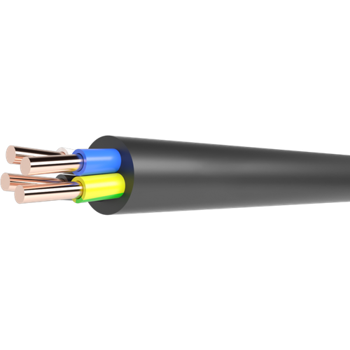 Кабель силовой ВВГнг(А)-LS 4х4 (N)-0.660 однопроволочный | код. | Алюр ( 50м. )