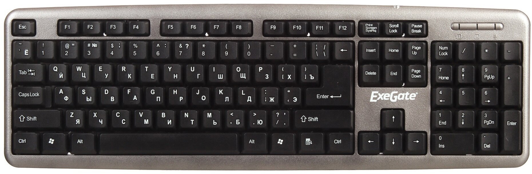 Клавиатура ExeGate EX264086RUS LY-401, Color box