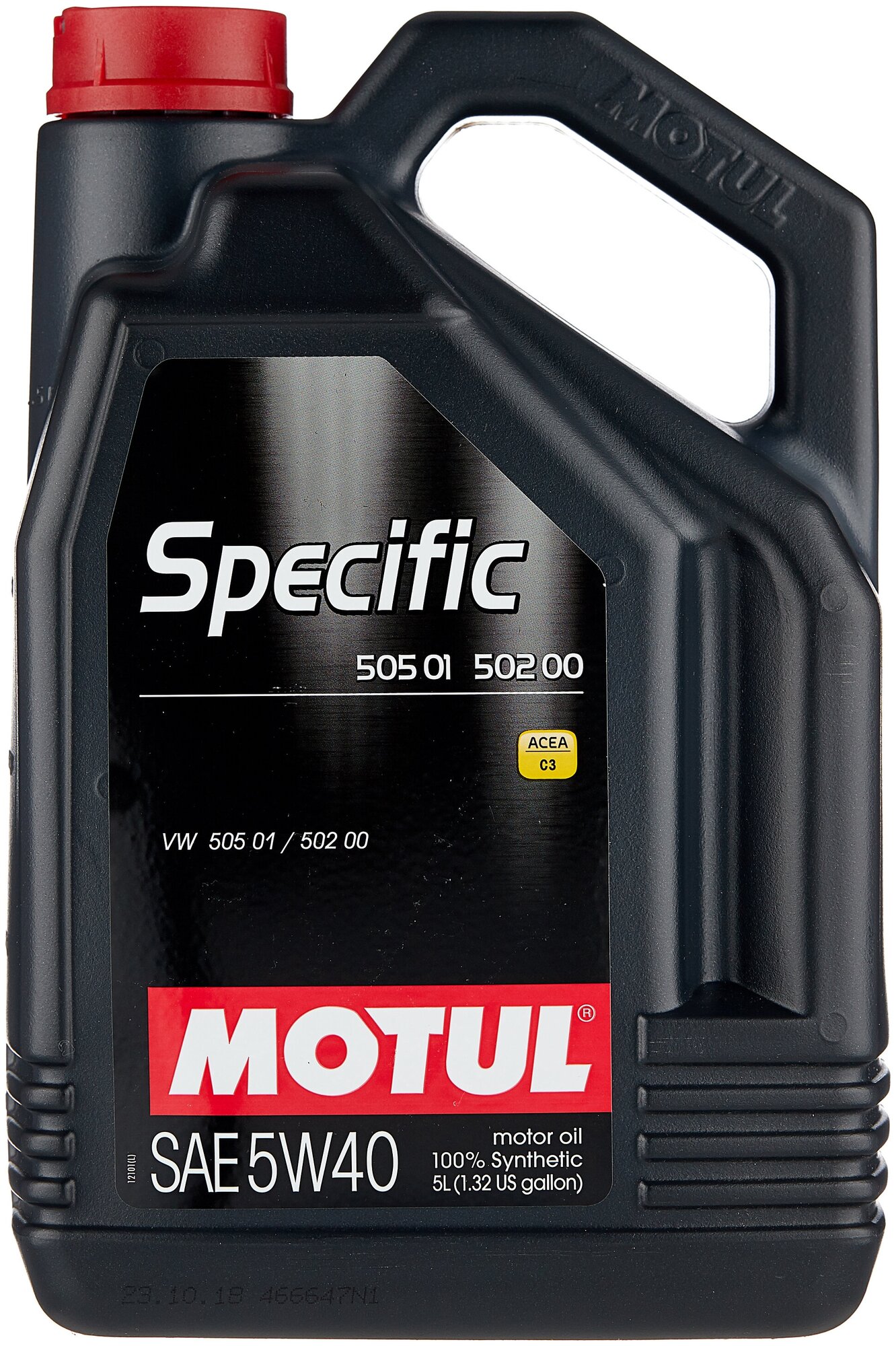 Моторное масло MOTUL Specific 505,01 5W-40, 5 л, синтетическое - фото №1