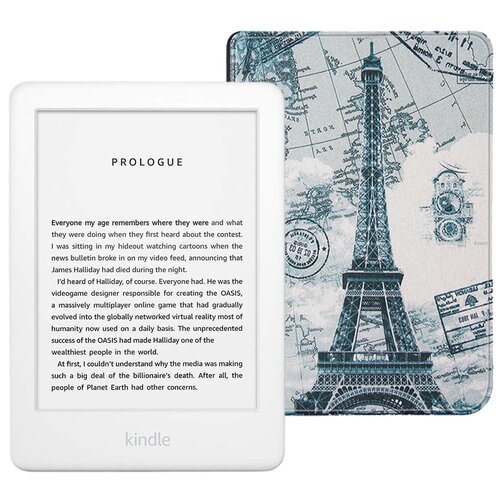 Электронная книга Amazon Kindle 10 8Gb SO White с обложкой ReaderONE