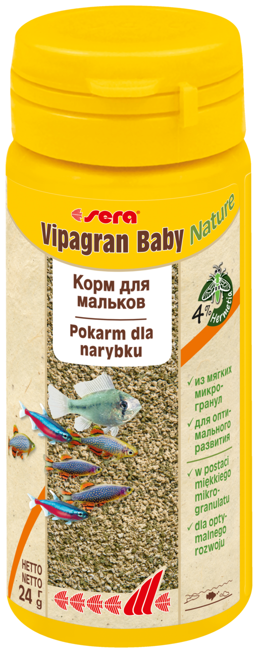 Сухой корм для рыб Sera Vipagran Baby Nature