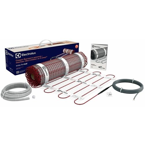 Электрический пол Electrolux Easy Fix Mat 900 вт 6 кв м самоклеющийся мат под плитку 17250₽