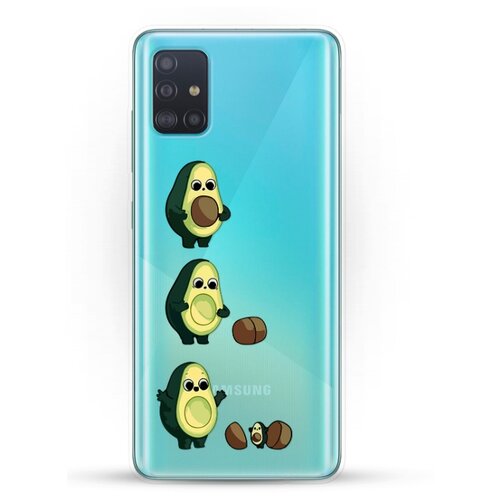 фото Силиконовый чехол авокадо из авокадо на samsung galaxy a51 andy & paul