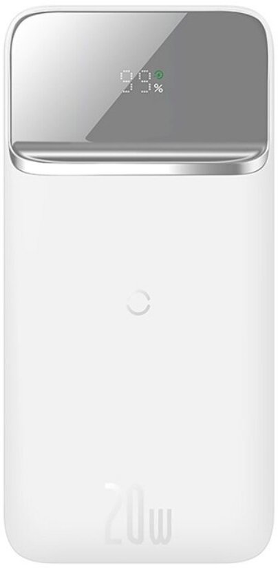 Внешний аккумулятор Baseus Magnetic Wireless Fast Charging Power Bank 10000mAh 20W White (2022 Edition) (PPCX010102)