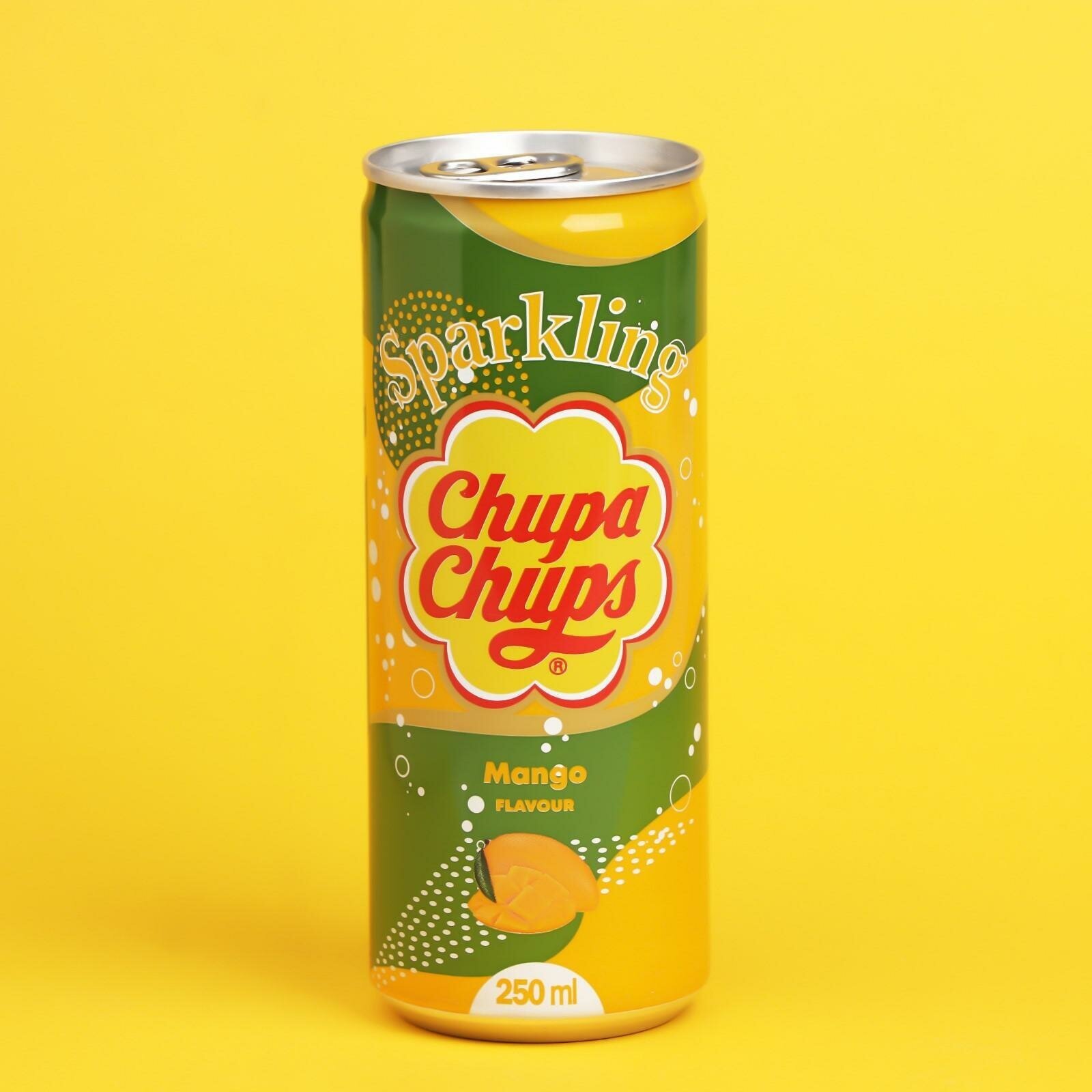 Газированный напиток Chupa Chups Sparkling Mango / Чупа Чупс Манго 250мл (Южная Корея) - фотография № 10