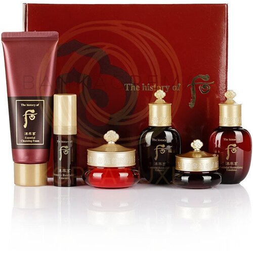 The HISTORY Антивозрастной набор Jinyulhyang 6pcs set пенка очищающая с фитоэстрогенами the history of whoo essential cleanser foam 40ml