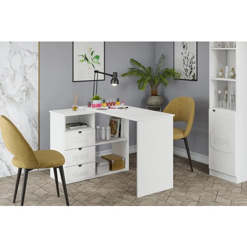 Комплект мебели для маникюрного кабинета Compass ДримСтар ДС-012 Белое дерево