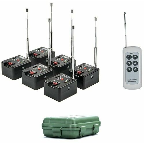 Средство дистанционного запуска фейерверков - программируемый радиовзрыватель на 6 каналов 433 МГц 1190000₽