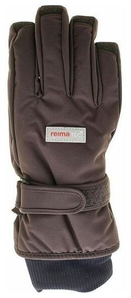 Перчатки Reima зимние, мембранные, размер 4, коричневый
