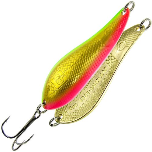 фото Блесна для рыбалки из латуни на щуку, колебалка rb (русская блесна) атом 18гр - 347 rb company