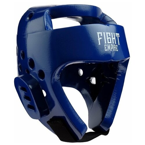 Шлем защитный Fight Empire, боксерский тренировочный, XL, синий накладки для единоборств ronin цвет синий размер xl