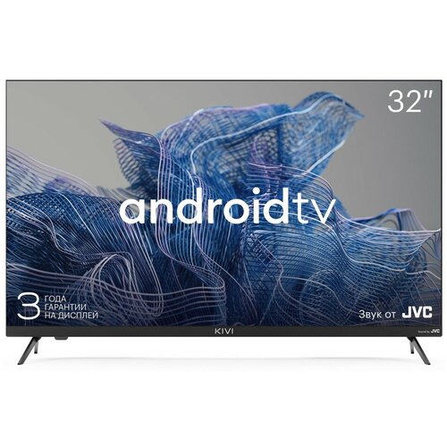 Телевизор LED Kivi 32 32H750NB черный HD 60Hz DVB-T2 DVB-C USB WiFi Smart TV 2010000₽