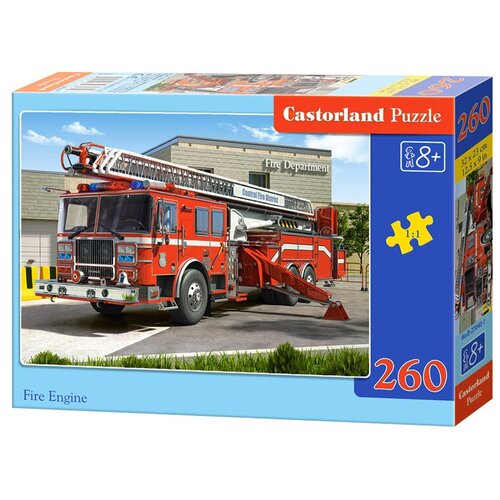 Пазл Castorland Fire Engine (B-27040), 260 дет. пазл castorland 70 деталей пожарная станция