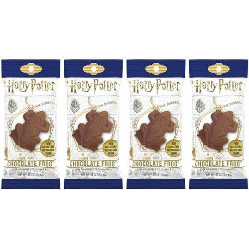 Jelly Belly, Harry Potter шоколадные лягушки, 15г * 4 шт.