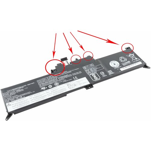 Аккумулятор SB10K97591 для Lenovo ThinkPad Yoga 370 / X380 (01AV432, 01AV433) high quality 01av434 laptop battery for lenovo thinkpad yoga 260 370 x260 x380 sb10k97591 01av432 01av433 00hw026 00hw027