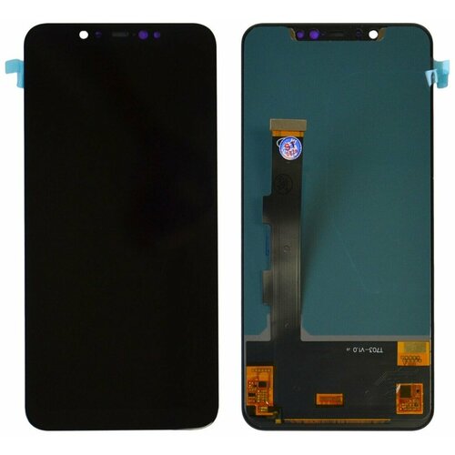 Дисплей для телефона Xiaomi Mi 8 в сборе с тачскрином Черный