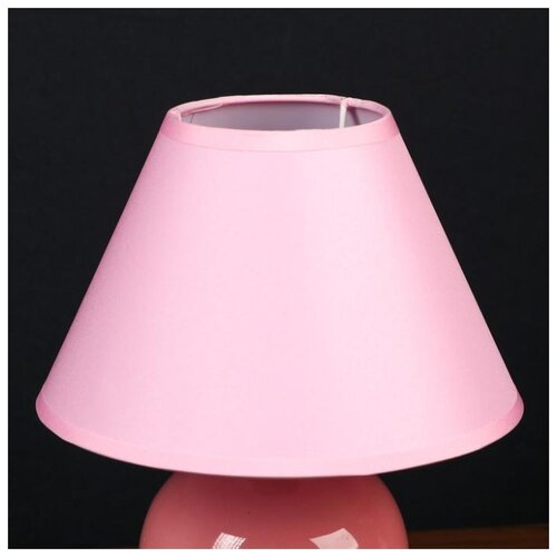 фото Лампа настольная risalux "яблочко", 25 см, 220 v, розовая