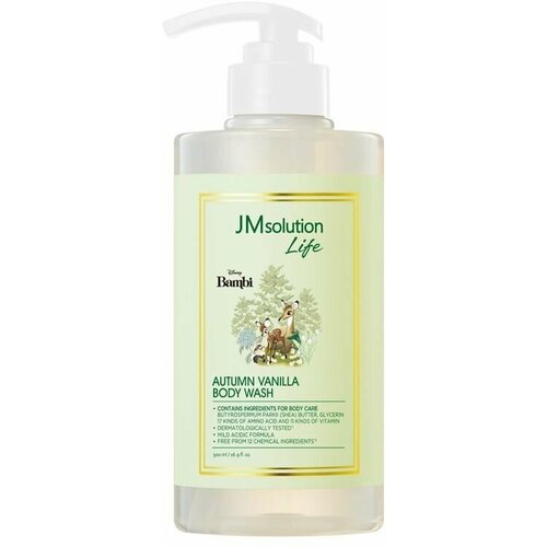 JMSolution Гель для душа с ароматом ванили LIFE DISNEY AUTUMN VANILLA BODY WASH, 500 мл.