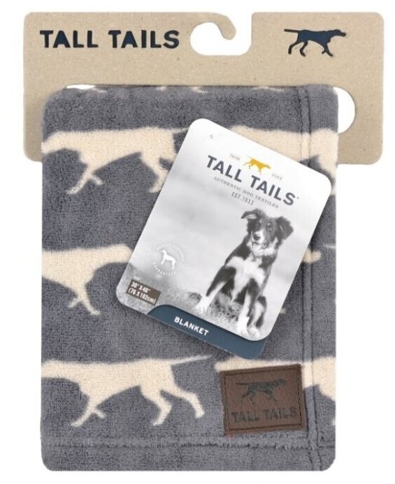Одеяло для животных Rosewood "Tall Tails", серое с собаками, 76х102см (Великобритания) - фотография № 3