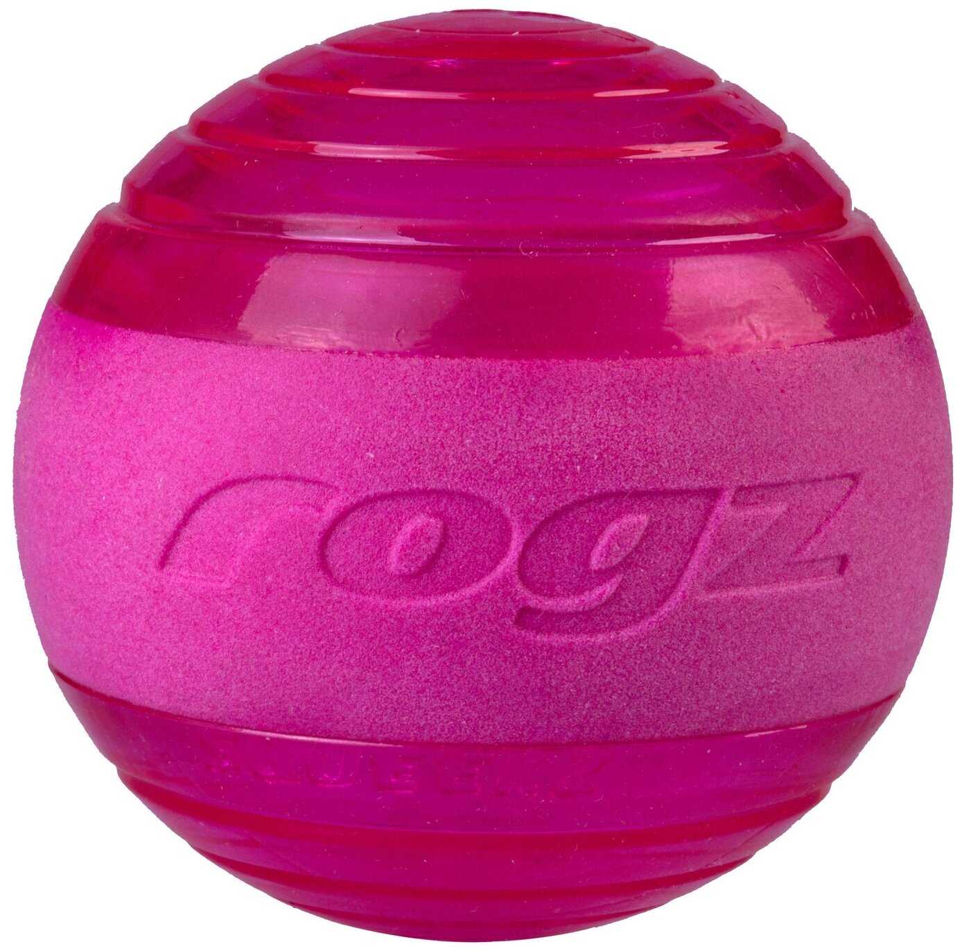 Мяч с пищалкой Squeekz, розовый | Squeekz ball - фотография № 1