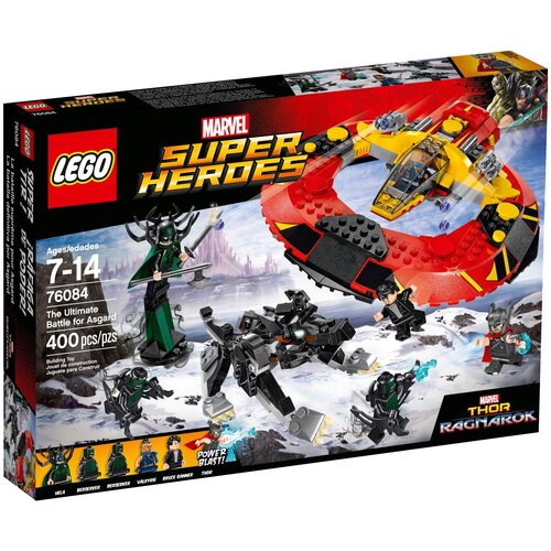 LEGO Marvel Super Heroes 76084 Решающая битва за Асгард, 400 дет. конструктор lego super heroes 30453 captain marvel and nick fury