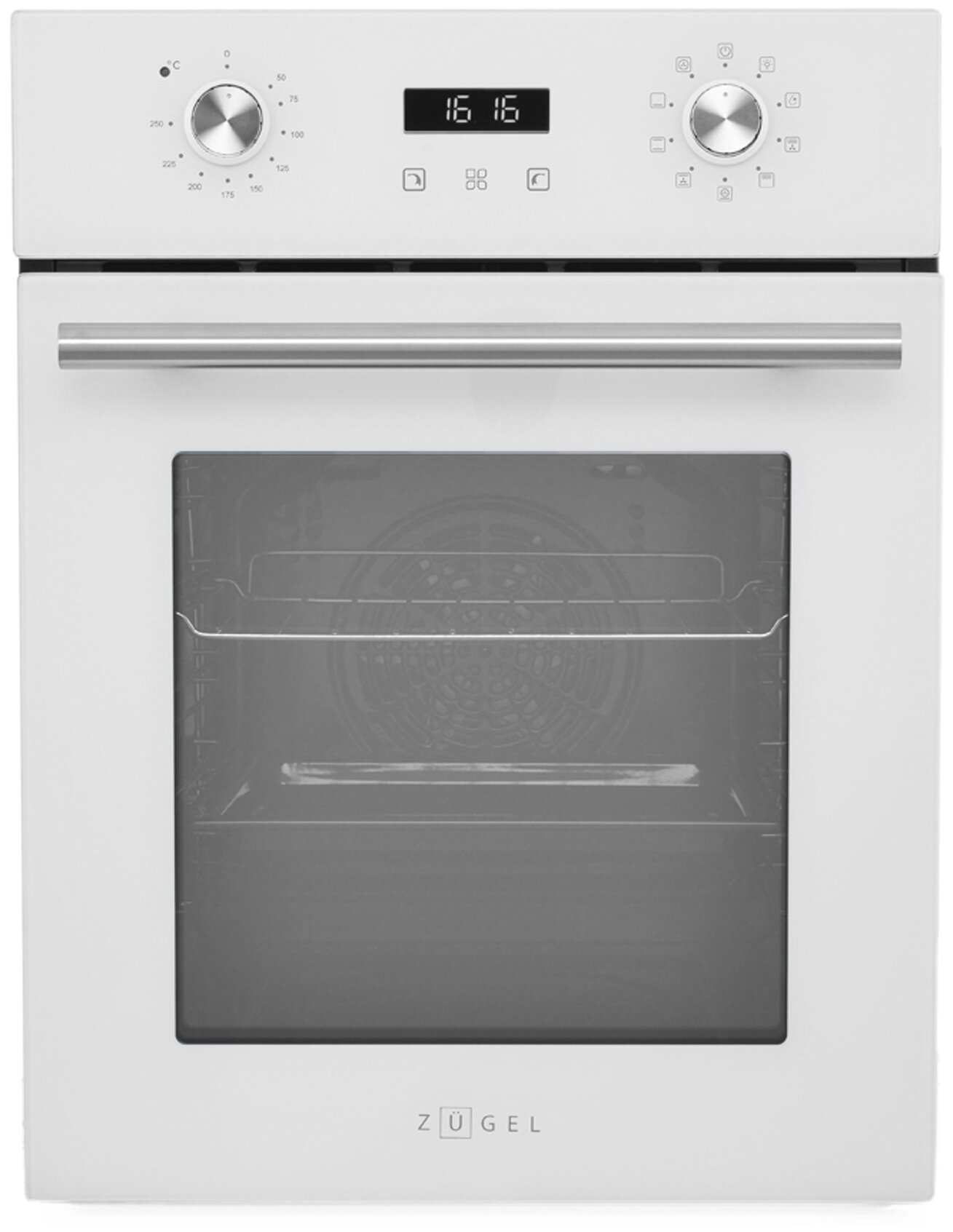 Встраиваемый электрический духовой шкаф ZUGEL ZOE452W белый