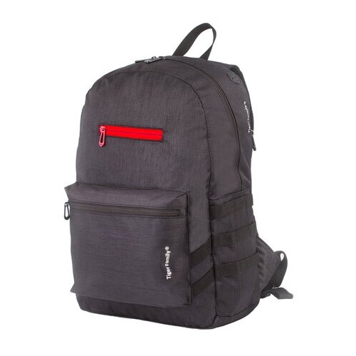 фото Рюкзак tiger family молодежный, muse, сити-формат, "jet", черный, 45х29х14 см, 227881, tdmu-002a