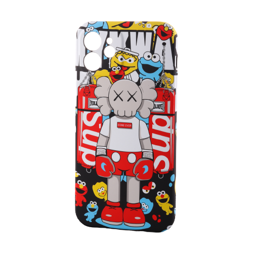 фото Чехол luxo для iphone 12 (защита камеры/светится в темноте) красный суприм