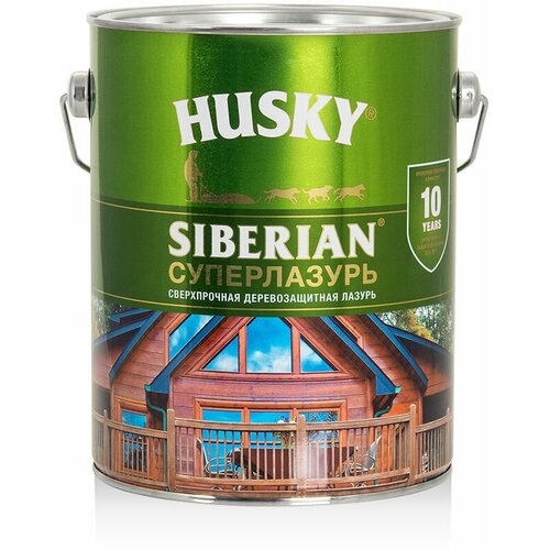 Суперлазурь Husky Siberian палисандр 2,7л