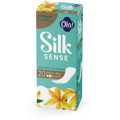 Ola! SILK SENSE DAILY DEO прокладки ежедневные Золотистая лилия уп.60