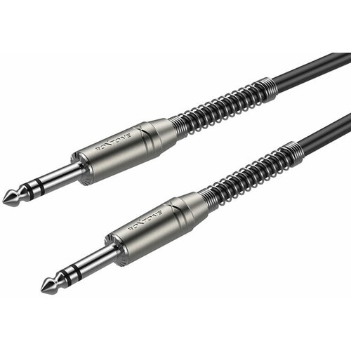 ROXTONE SMJJ200/1 Инструментальный кабель, 6.3мм stereo Jack 6.3мм stereo Jack, 1м