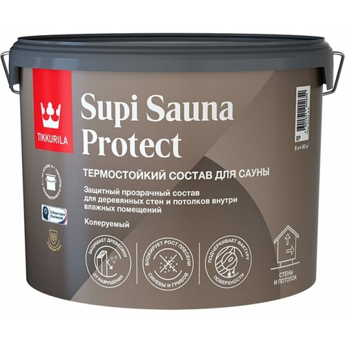 Защитный состав для саун Tikkurila supi sauna protect