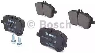 Дисковые тормозные колодки передние Bosch 0986424517 для Mercedes-Benz C-class, Mercedes-Benz CLK-class, Mercedes-Benz SLK-class, Mercedes-Benz CLC-class (4 шт.)