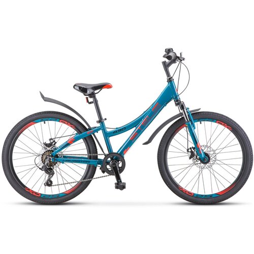 Подростковый горный (MTB) велосипед Stels Navigator 430 MD 24 V010 (2021), рама 11,5, Неоновый-синий