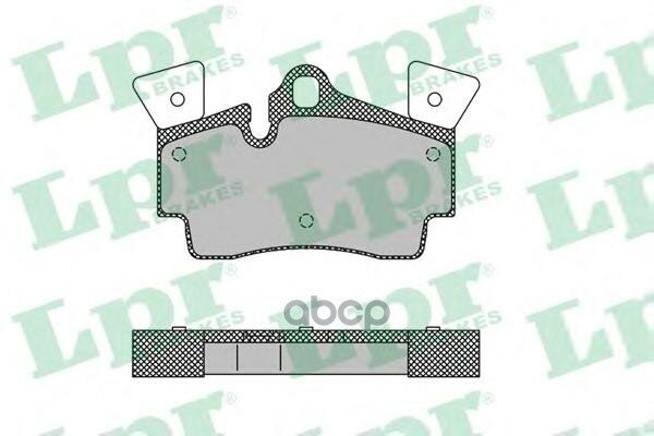 Колодки Тормозные Audi Q7 06-/Porsche Cayenne 02- Задние Lpr арт. 05P1482