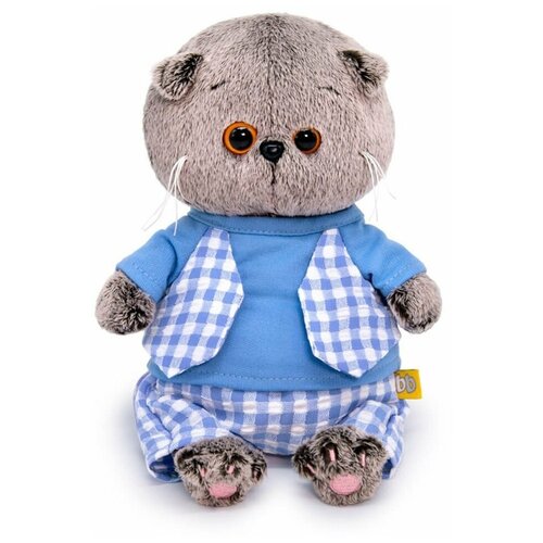 Басик BABY в голубом костюмчике 20 см BudiBasa BB-089