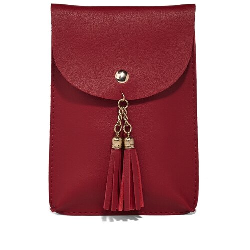 фото Сумка "римские каникулы" nothing shop (темно-красный; золотистый) 13 х 18 х 1.5 см