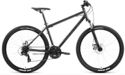 Велосипед FORWARD SPORTING 29 2.0 D (29" 8 ск. рост. 19") 2023, черный/темно-серый, RB3R98140XBKDGY