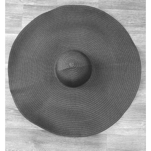 фото Шляпа летняя, размер 57, черный без бренда