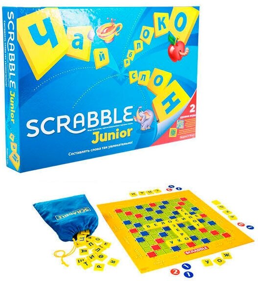 Настольная игра Scrabble Джуниор Mattel