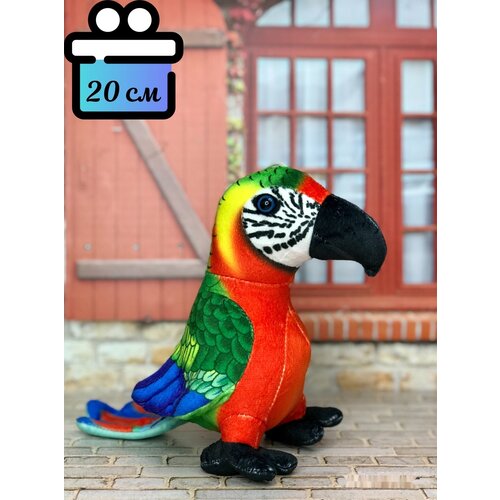 Мягкая игрушка Попугай волнистый 20 см мягкая игрушка попугай волнистый голубой 15 см