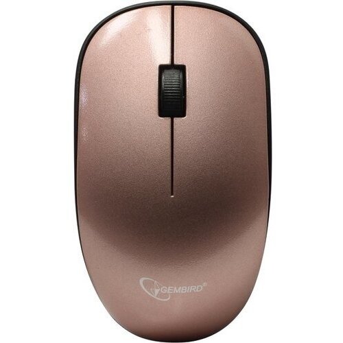 Gembird MUSW-111-RG Мышь беспроводная розовое золото 2кнколесо-кнопка 1200DPI 24ГГц 70200₽