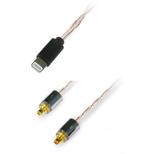 OEAudio 2DualCDC Lightning-MMCX transparent сменный кабель для наушников