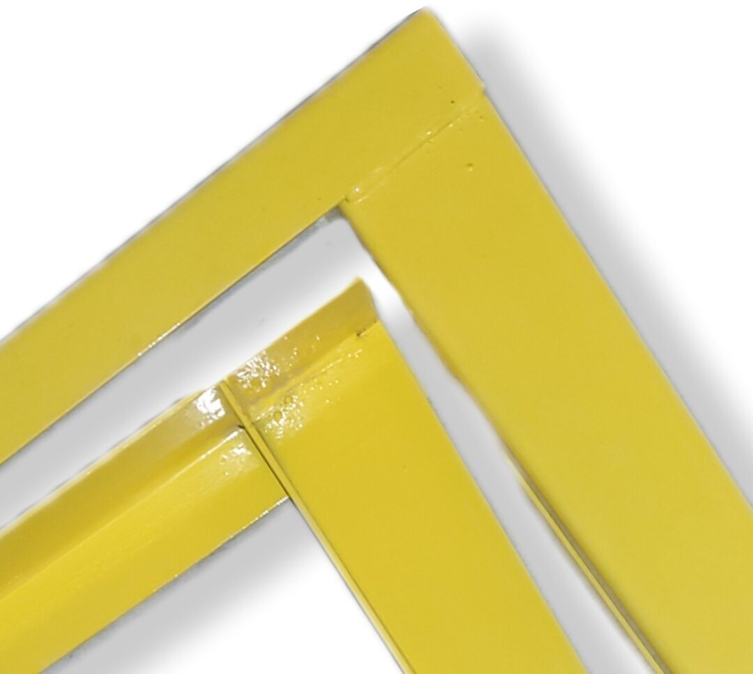 Кронштейн для сплит-системы 400*450 2 мм желтый. Полимерное покрытие - фотография № 4