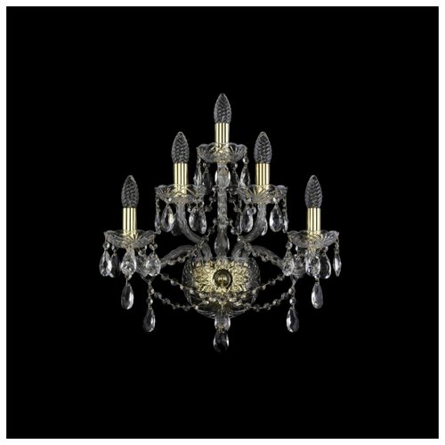 фото Хрустальная бра 1415b/2+2+1/165 g bohemia ivele crystal