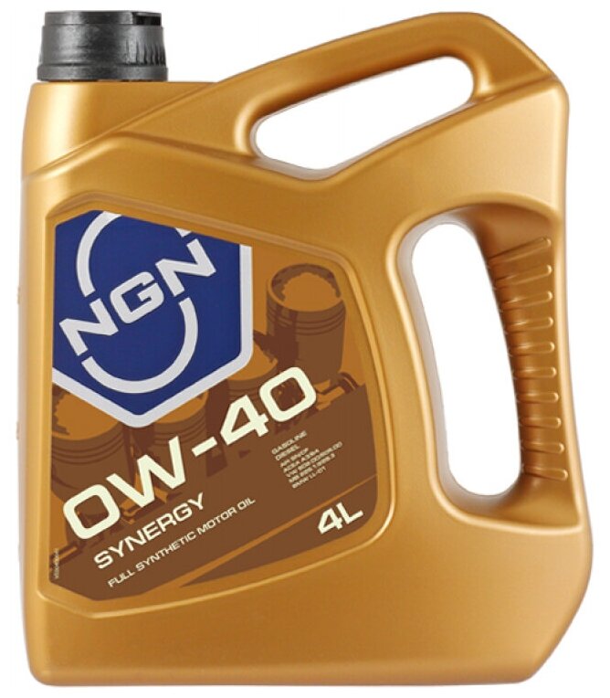 Синтетическое моторное масло NGN Synergy 0W-40